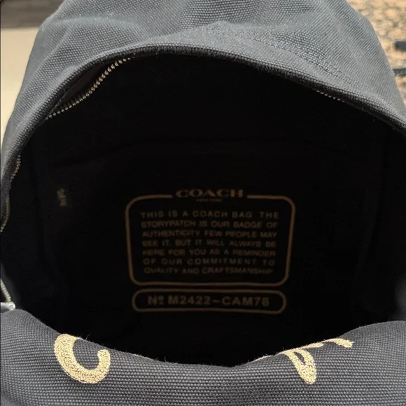NWOT COACH Cargo Backpack Black One Size - Picture 7 of 12